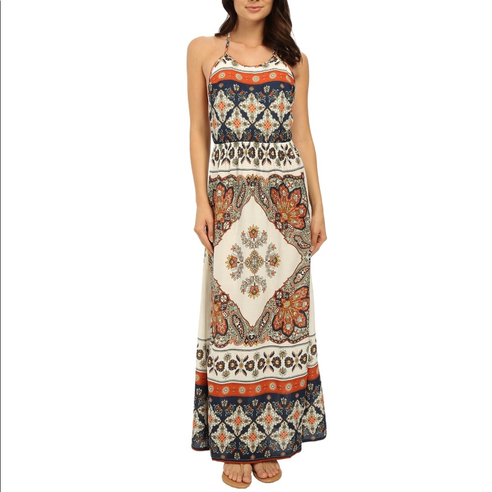 Roxy Cream Summer Maxi Dress